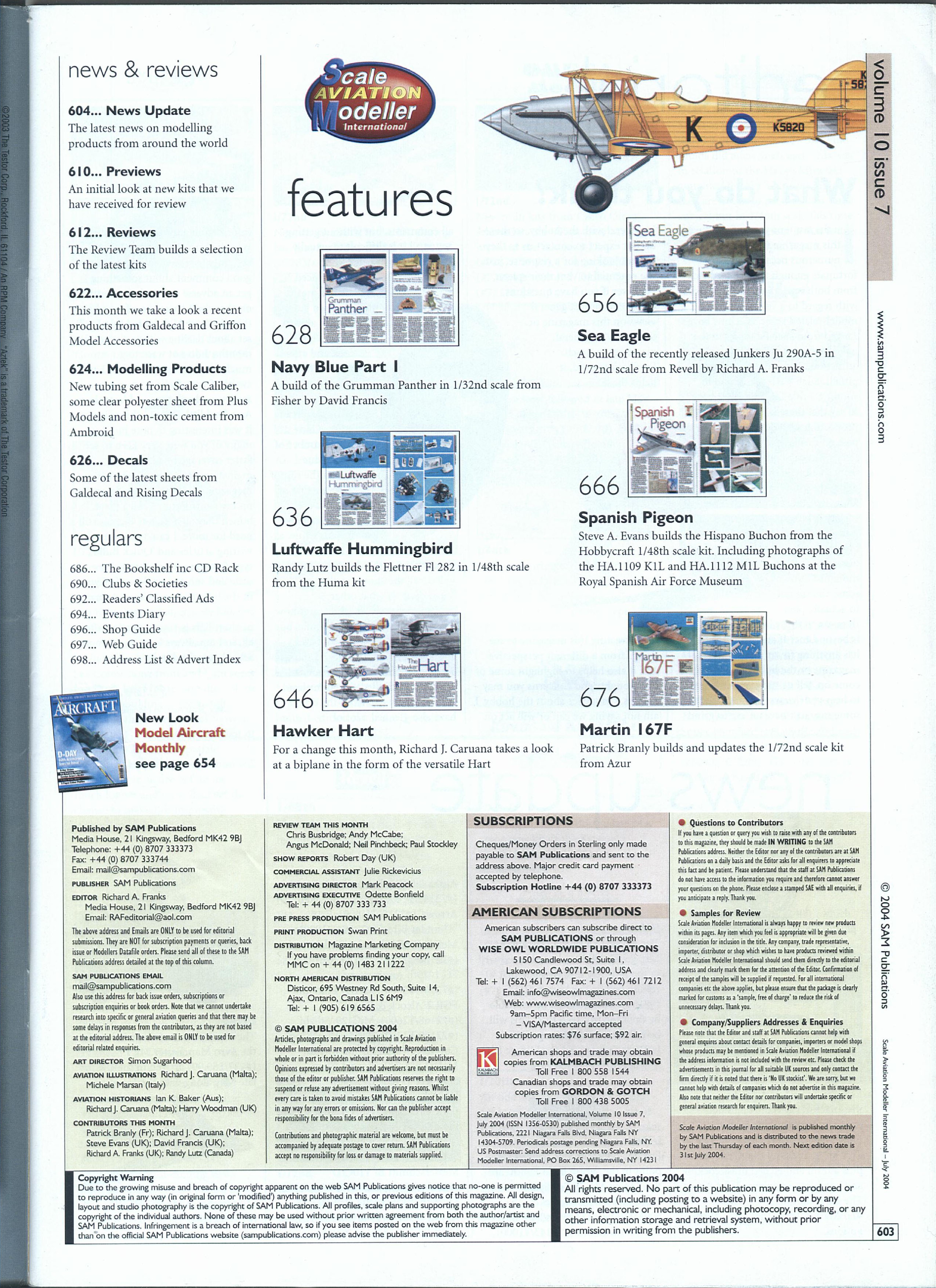 Scale Aviation Modeller International 2004-07